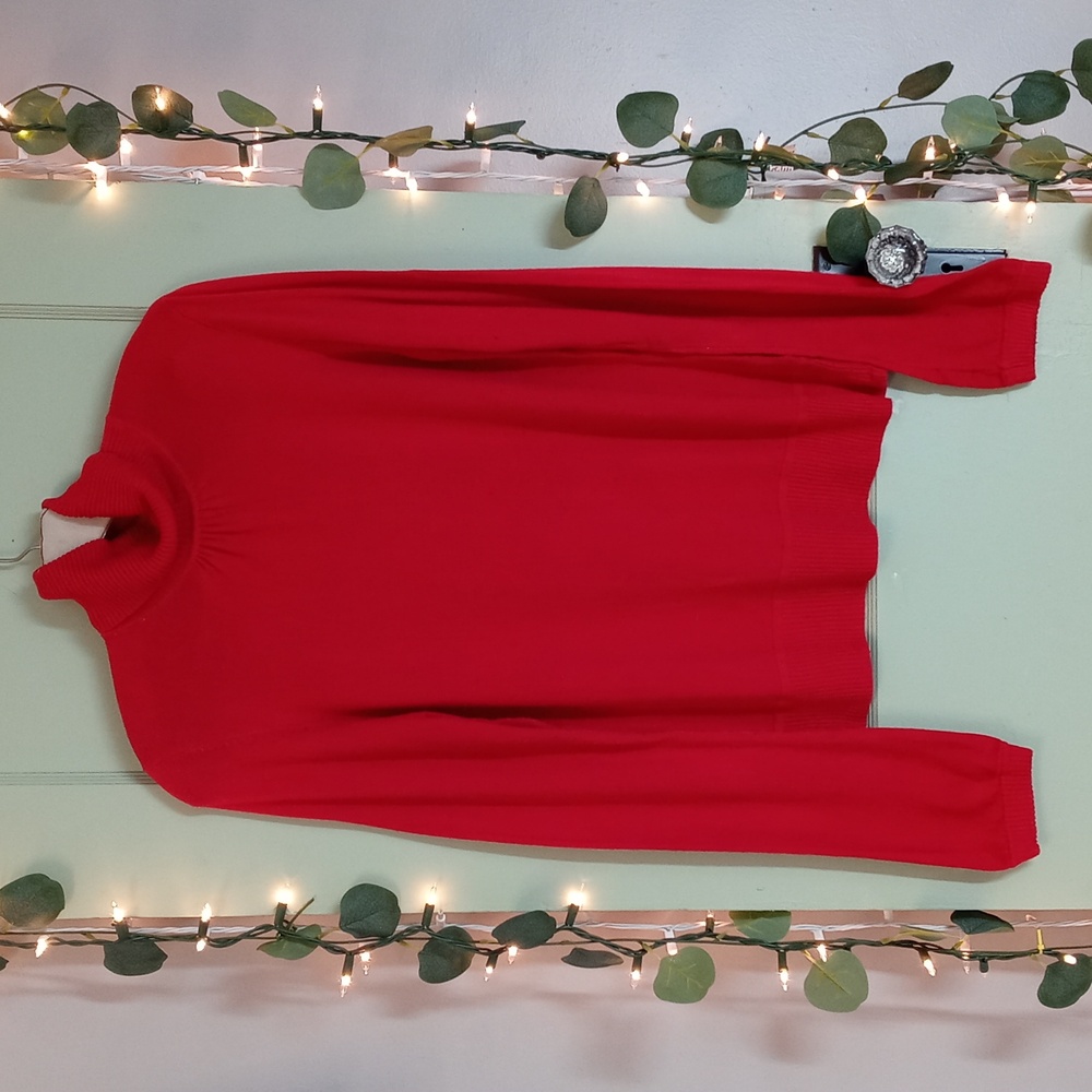 Women's Universal Thread turtle neck lightweight red 🍒 sweater XL